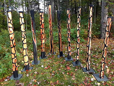 Gary Burditt, wood sculpture